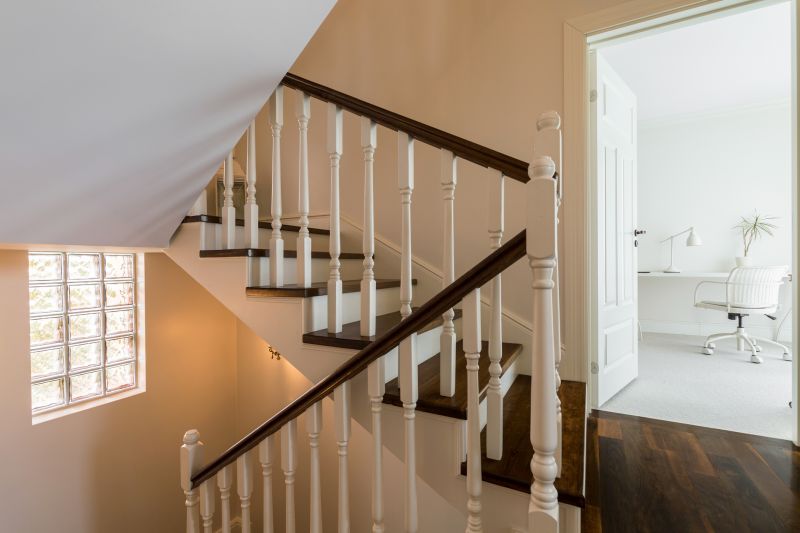 Curved Staircase Installation in Conroe, TX