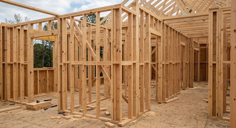 Garage Framing in Wilmington, NC